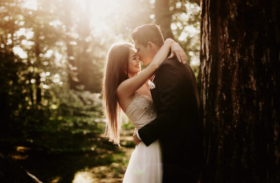 sesja ślubna w parku