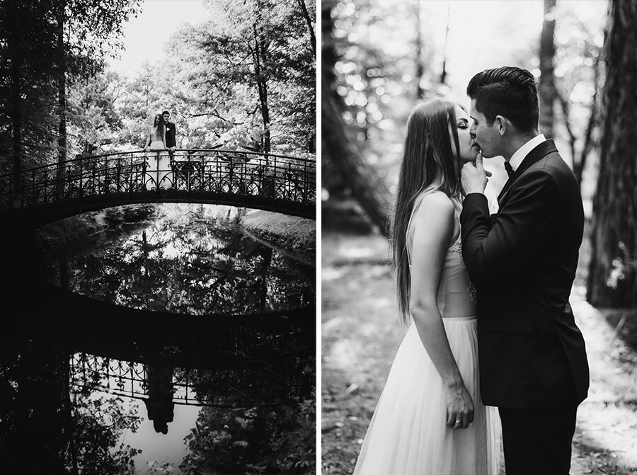 sesja ślubna w parku w obiektywie Marii Pajek