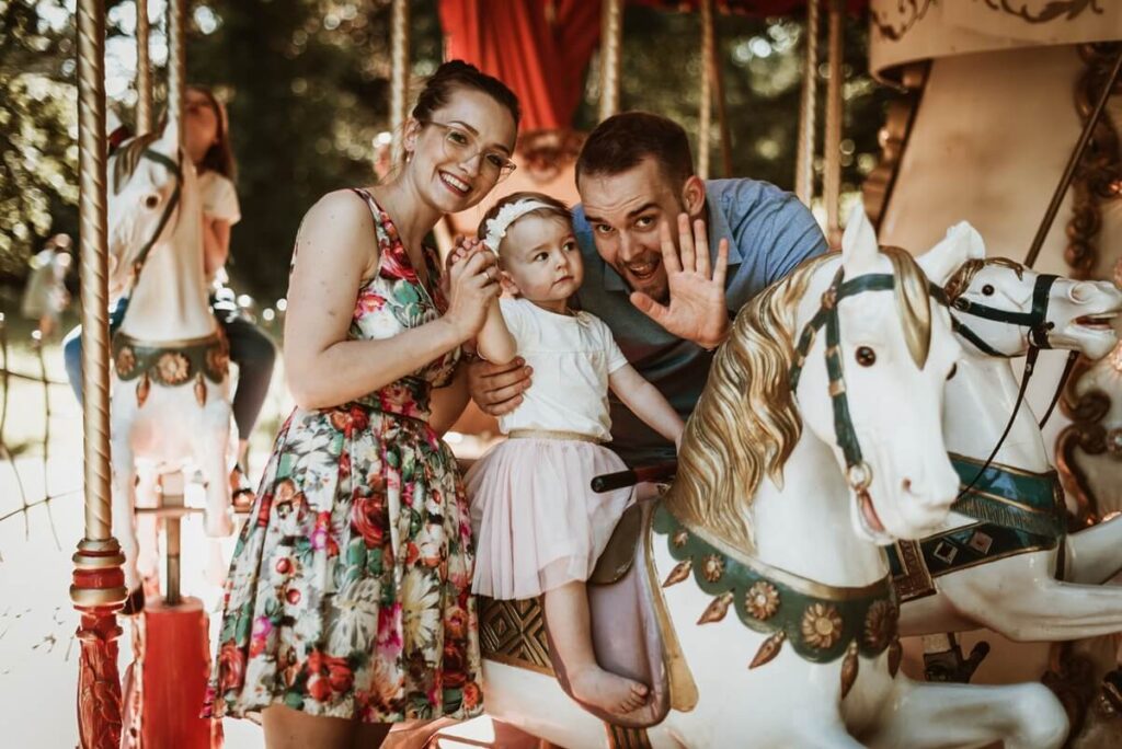 Miejska sesja rodzinna w Ogrodzie Staromiejskim