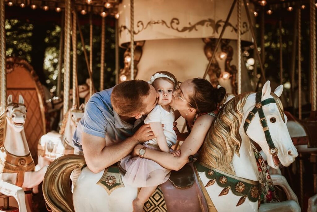 Miejska sesja rodzinna w Ogrodzie Staromiejskim