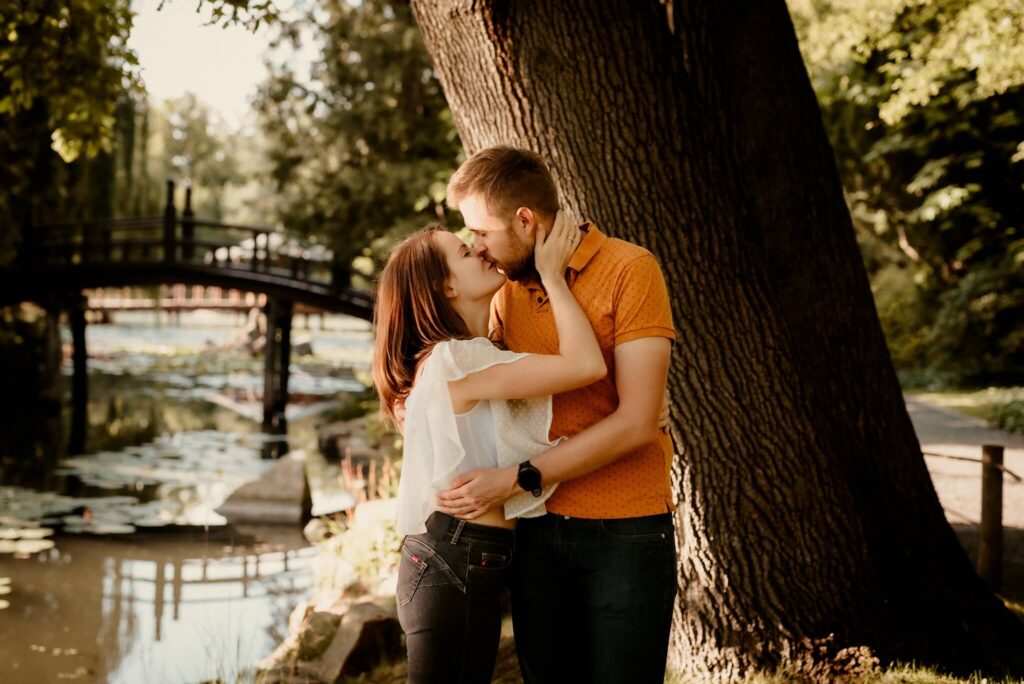 Sesja narzeczeńska Ogród Japoński Wrocław