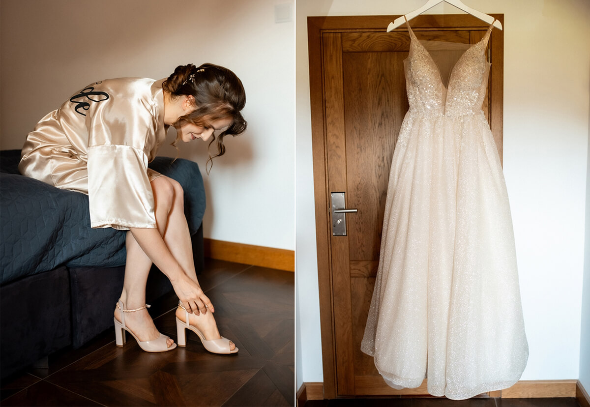 Stary Folwark Machnice Wzgórze 208 - przygotowania do ślubu Panny Młodej