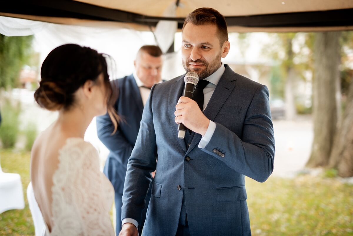 wesele Stara Garbarnia - ślub w plenerze