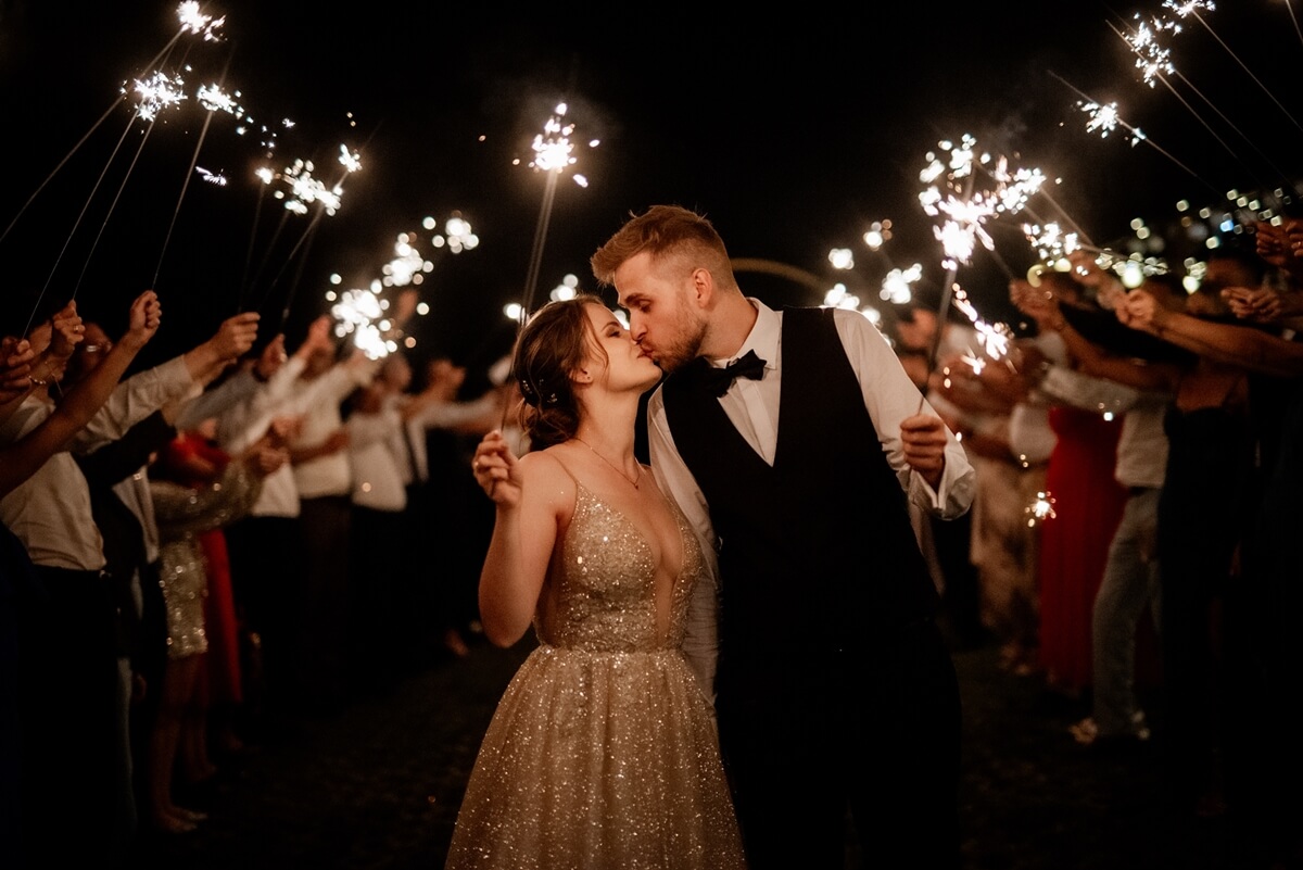 Stary Folwark Machnice Wzgórze 208 sesja z zimnymi ogniami