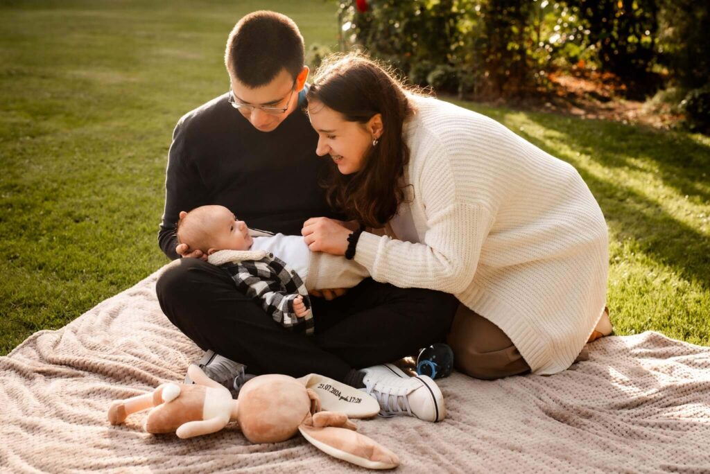 sesja rodzinna w ogrodzie botanicznym we Wrocławiu